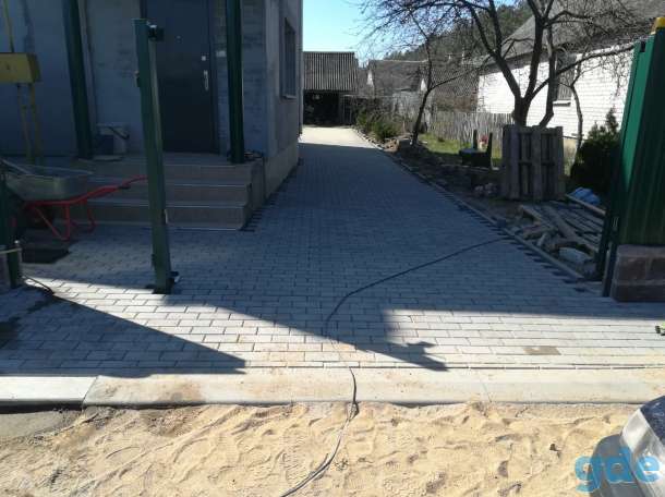Укладка тротуарной плитки, фотография 3