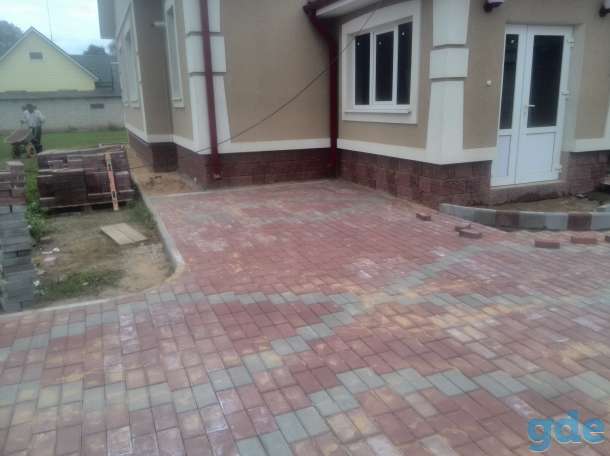 Укладка тротуарной плитки., фотография 5