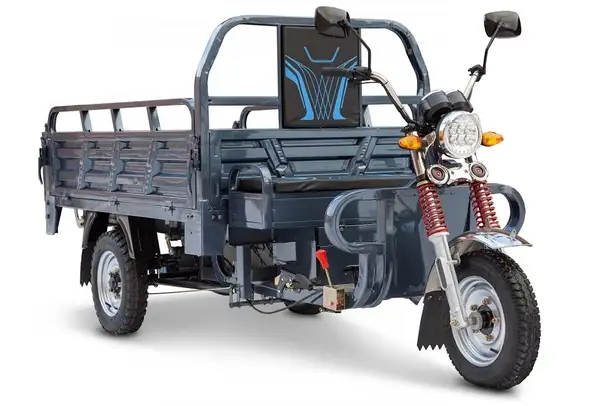 Грузовой электротрицикл rutrike титан 2000 гидравлика 60v1500w, фотография 9