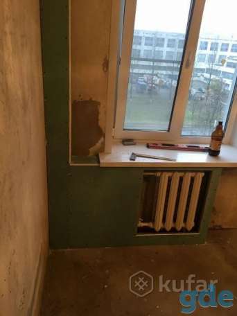 Зашивка батарей гипсокартоном и др. гипсокартонные работы, фотография 2