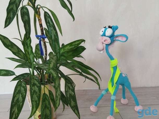 Жираф вязаный, фотография 3