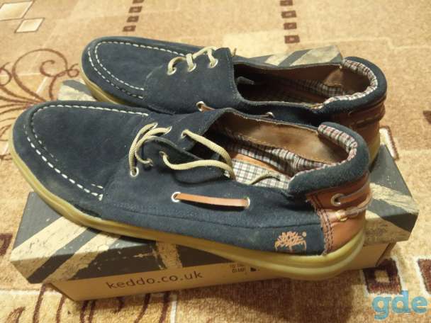 Туфли мокасины Англия Timberland 43 синие., фотография 2