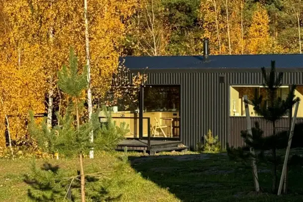 Панорамные домики Nomad Houses в аренду на Браславских озерах, Витебская область, район, Межанский сельсовет, СТ Струсто, фотография 9