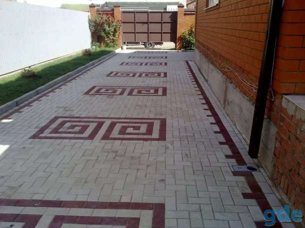 Укладка тротуарной плитки, фотография 1