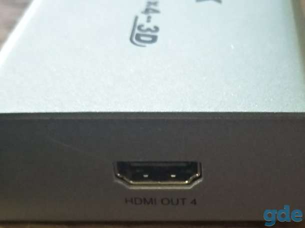 Продам HDMI splitter (разветвитель) на 4 порта 4k×2k (1HDMI вход на 4 HDMI выхода), фотография 1