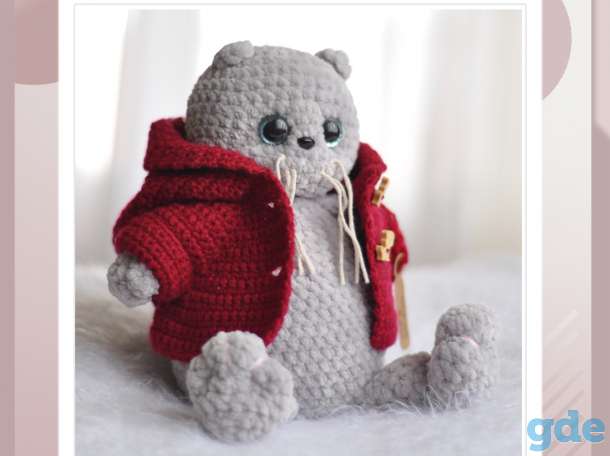 Вязаные игрушки. Кот, фотография 2