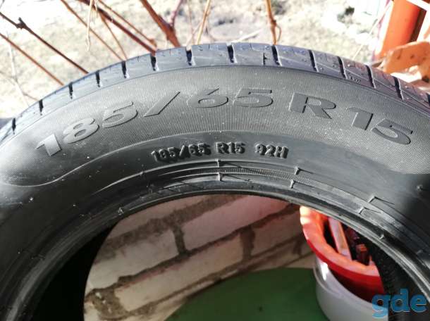 Продам  шины летние  Pirelli Cinturato P1 2019 года... 185/65 R15 92H...Шины слегка Б/У пробег 80км от салона авто до ш, фотография 5