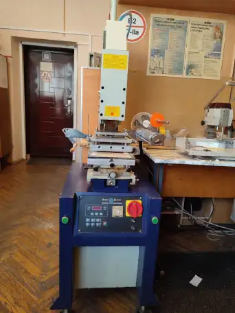 Пресс для тиснения фольгой/  позолотный пресс полуавтомат super drimex, фотография 1