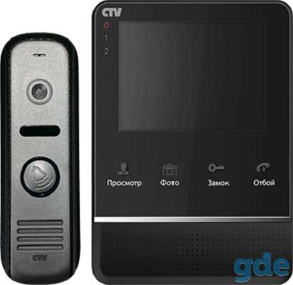 Видеодомофоны CTV: мониторы, вызывные панели, комплекты, фотография 4
