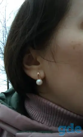 Золотые серьги, фотография 3