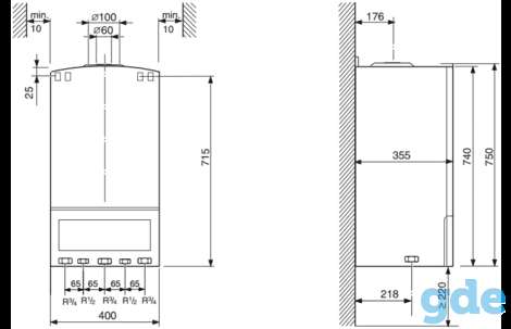 Газовый котел Bosch Gaz 4000W ZWA24-2A23 S5700, фотография 4