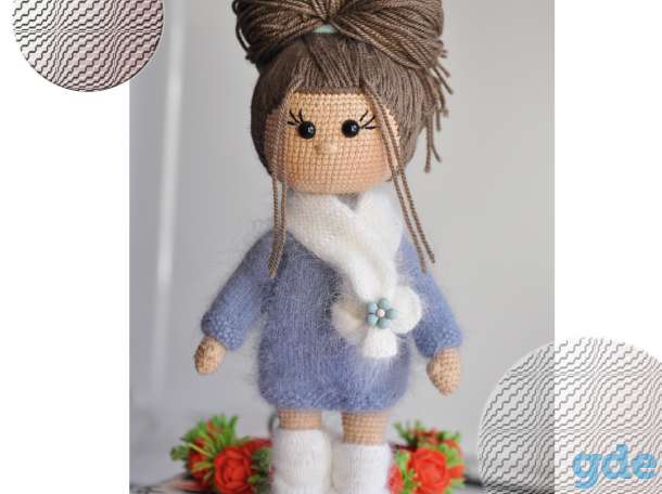 Вязаные игрушки. Кукла, фотография 2