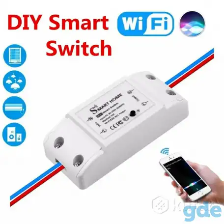 умный смарт выключатель wi fi для умного дома, фотография 1