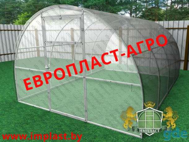 Сверхпрочные теплицы Европласт-Агро 3х4м, 3х6м, 3х8м, 3х10 метров. Усиленный каркас 2-ая УФ защита. Европейское качество, фотография 6