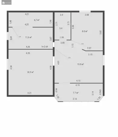 Продается незавершенное  капитальное строение, Дубровский 2-й,4, фотография 18