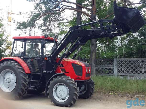 Фронтальный погрузчик ПТМ-1100 на трактор МТЗ 922.3, фотография 5