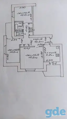 Продам  3 комнатную квартиру в Жодино, фотография 7