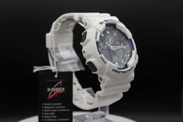 Японские наручные часы Casio G-SHOCK GA-100B-7A с хронографом, фотография 2