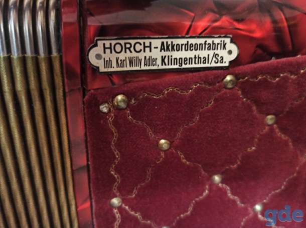 Аккордеон немецкий. Horh superior  . Полный.Оригина, фотография 3