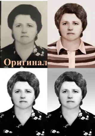 Изготовление фото для похорон, фотография 2