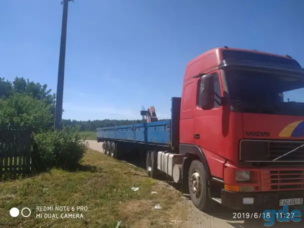Грузоперевозки с манипулятором перевозка опор ЛЭП блоков Минск Минская область Смолевичи Борисов, фотография 1
