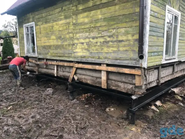 Замена фундамента под деревянные и каркасные дома, ремонт старых домов, фотография 4