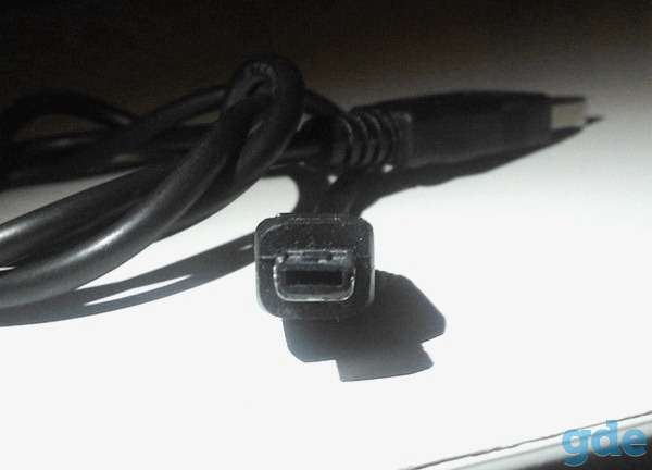 Кабель USB - Mini4P-USB (чёрный цвет), фотография 2