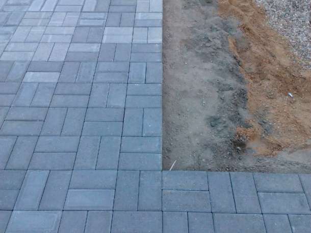 Укладка тротуарной плитки под ключ, фотография 2