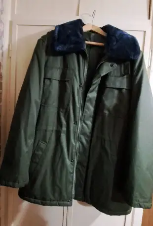 Бушлат зимний зеленый, р.58 р., новый, фотография 1