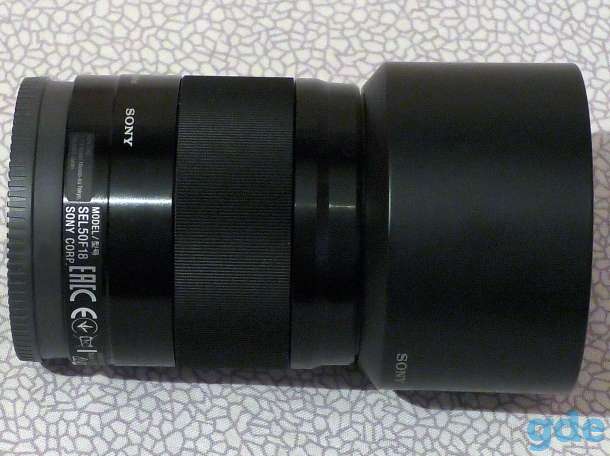 Светосильный объектив SONY 1,8\50, фотография 1