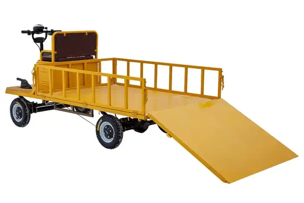 Платформенная тележка электрическая rutrike перон трап, фотография 2