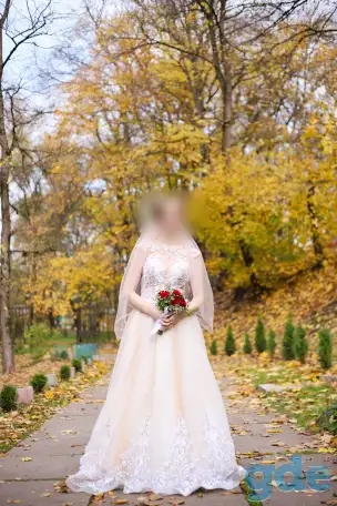 Платье свадебное 42 размер-46, фотография 1