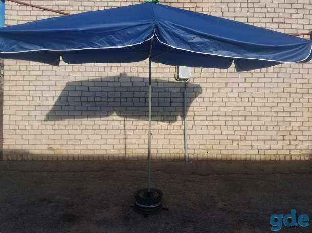 Зонт торговый 2 х 3 , новый , с подставкой, фотография 1