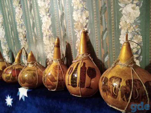 Продаю бутылки из натурального природного материала тыквы лагинарии, фотография 3