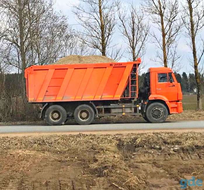 Песок с доставкой в Заславль 10, 20, 25, 30 тонн, фотография 1