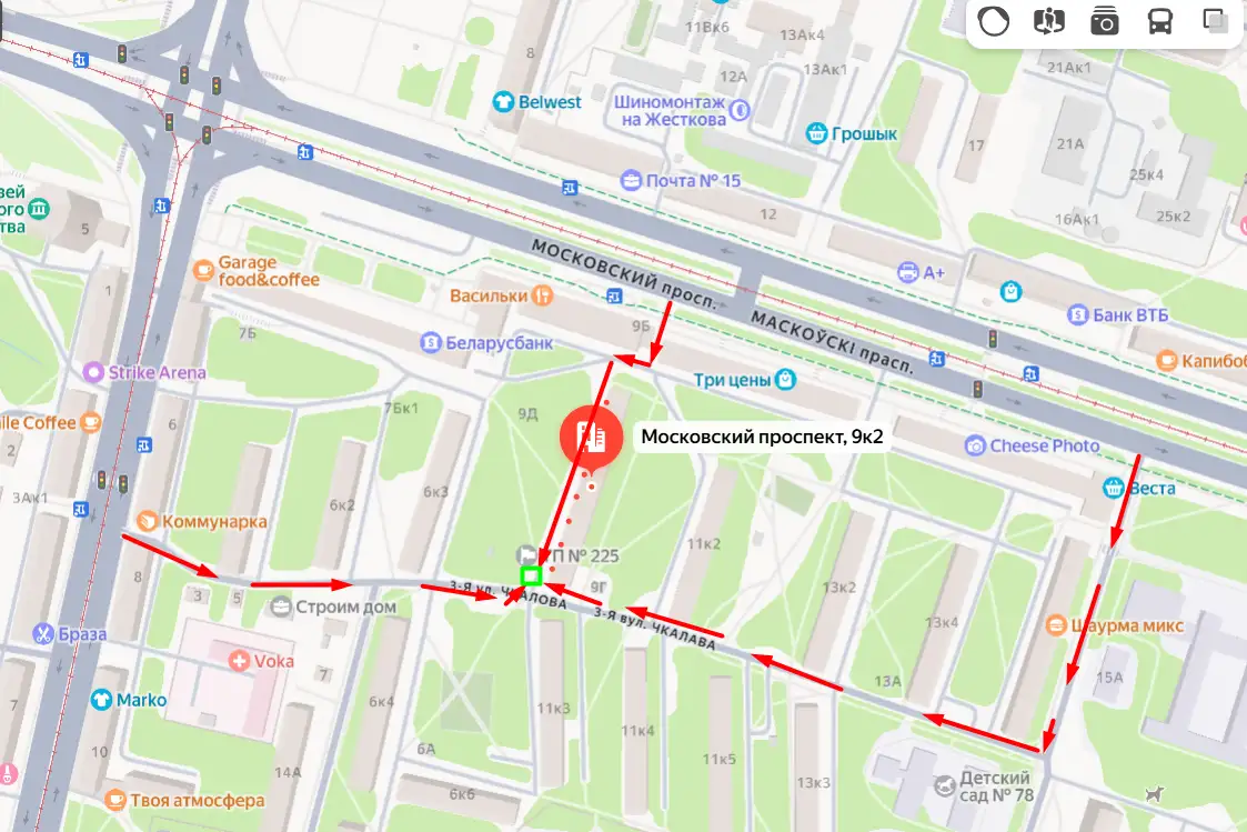 Сдам 2-ку на сутки,  пр-т Московский д. 9к2, фотография 5