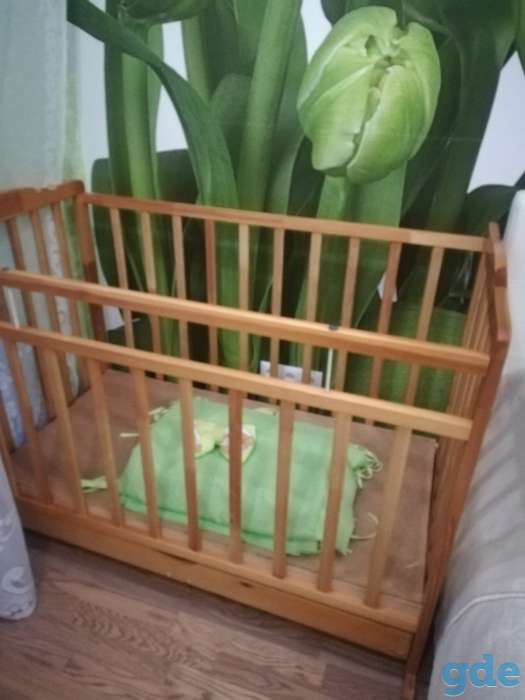 Продам детскую кроватку бу, фотография 1