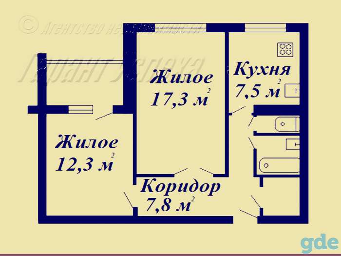 Продам двухкомнатную квартиру в г.Пинск, фотография 1