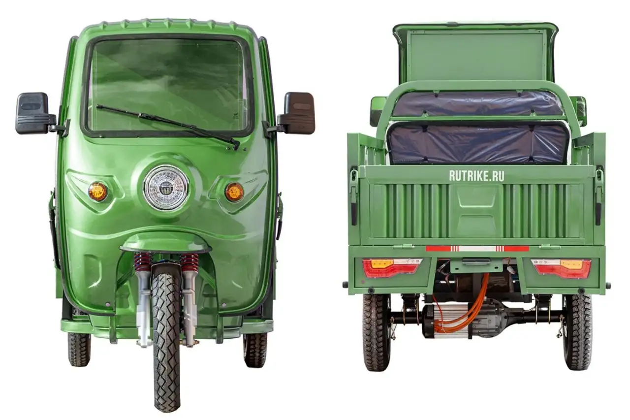 Грузовой электротрицикл rutrike глобус 1500 60v/1000w, фотография 4