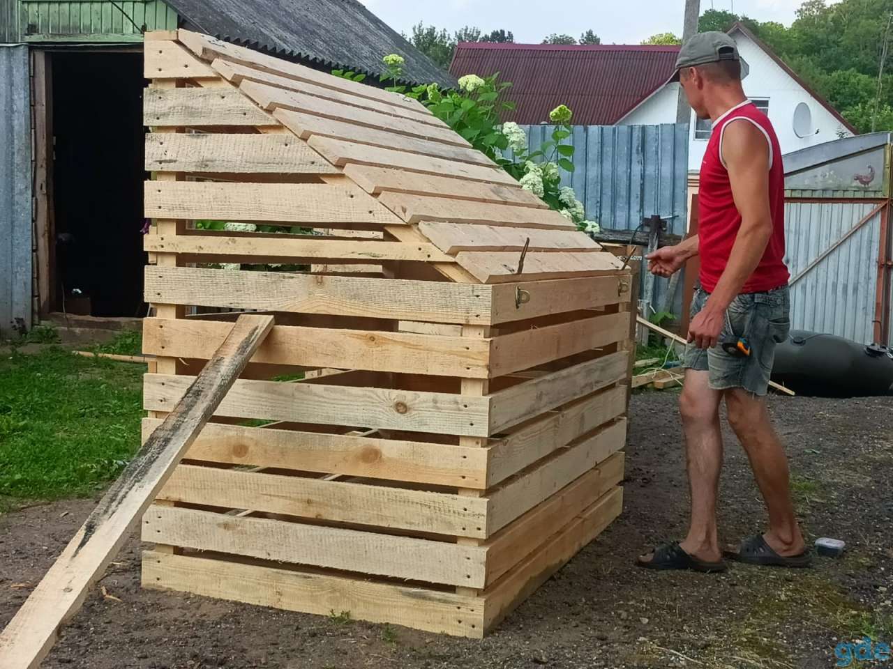 Деревянные ящики для хранения овощей и фруктов, фотография 4