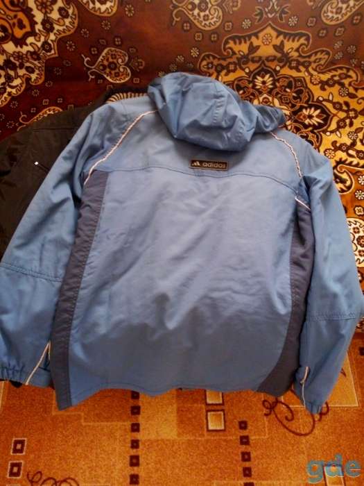 Куртка дождевик adidas с капюшоном, фотография 1