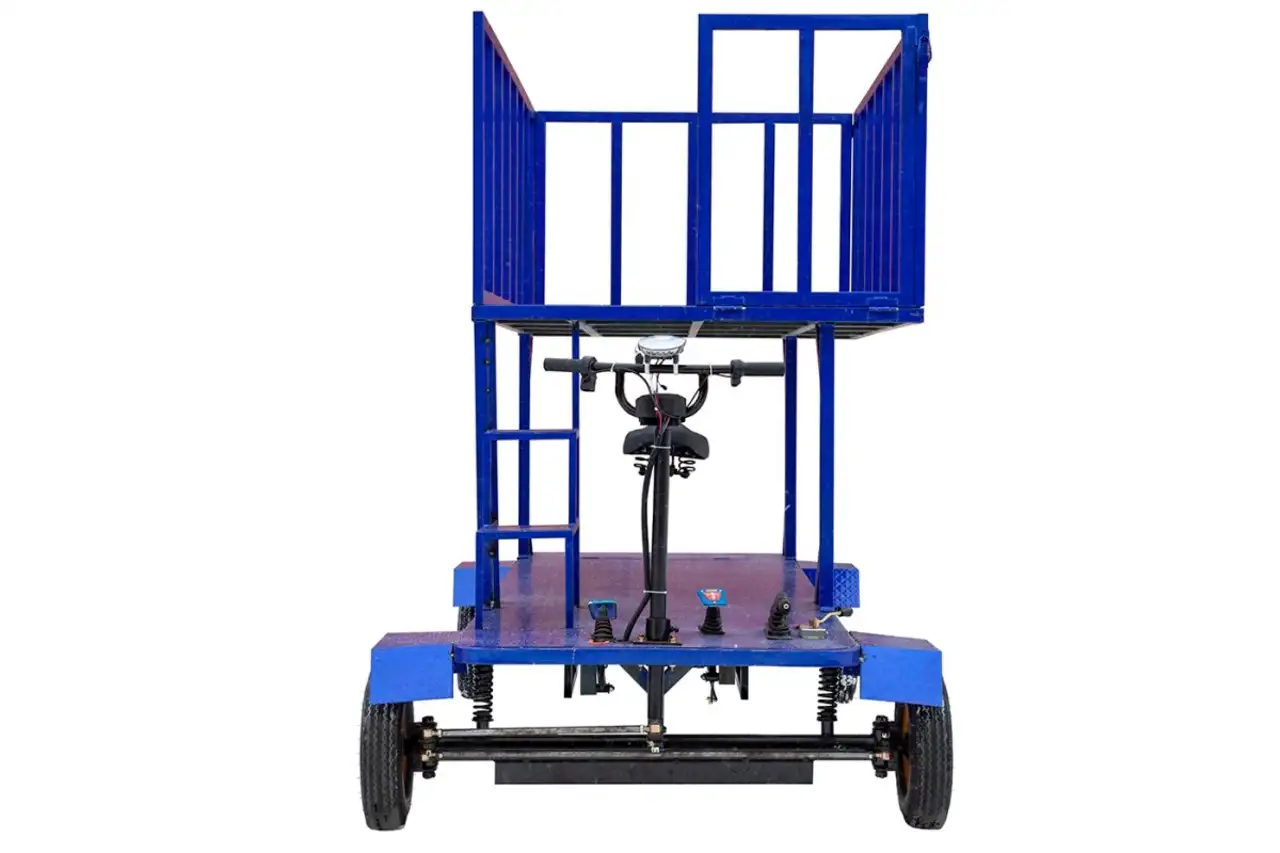 Платформенная тележка электрическая rutrike палисад ярус, фотография 4