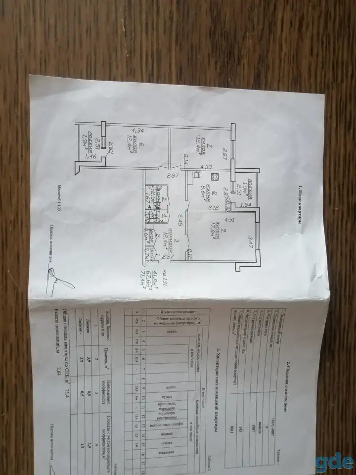 Продам квартиру трёх комнатную, Улица Кирова дом 25а, фотография 2
