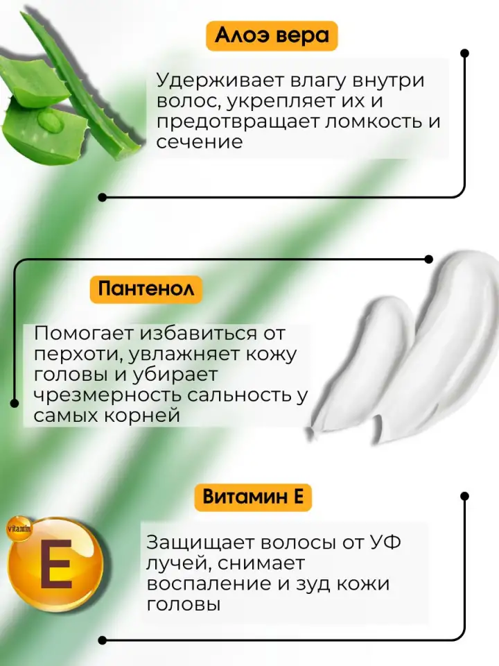 Спрей для волос несмываемый термозащита 17 в 1 с пантенолом, фотография 2