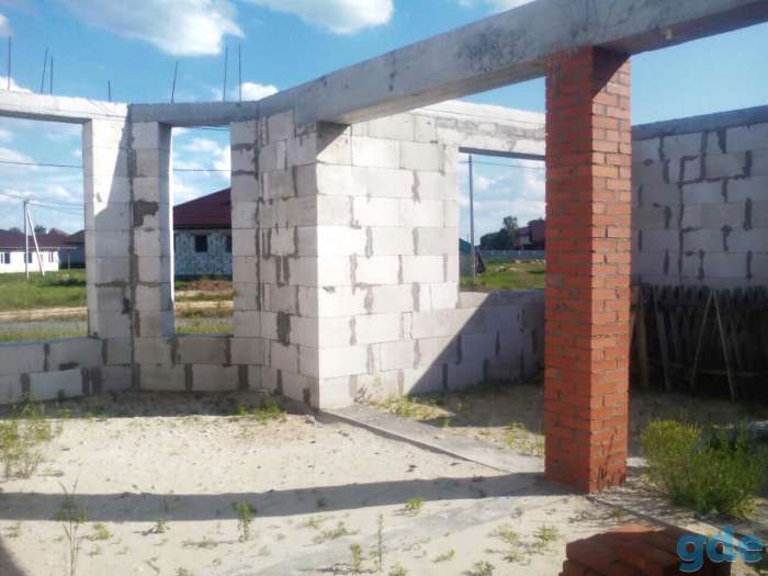 Продам участок с незавершенной постройкой, Новобелицкий р-н, пос. Романовичи 1, класс. Коралловая, фотография 5