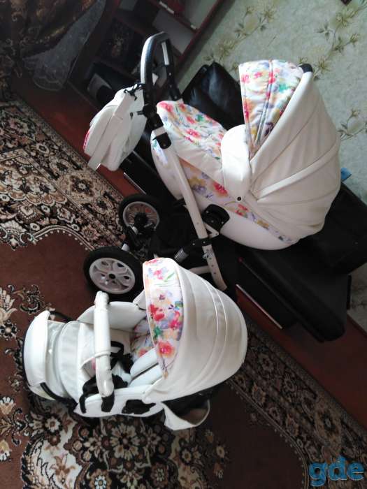 Коляска 2в1 из эко кожи, фотография 3