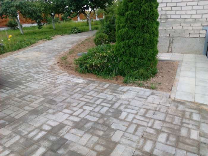 Укладка тротуарной плитки под ключ, фотография 4