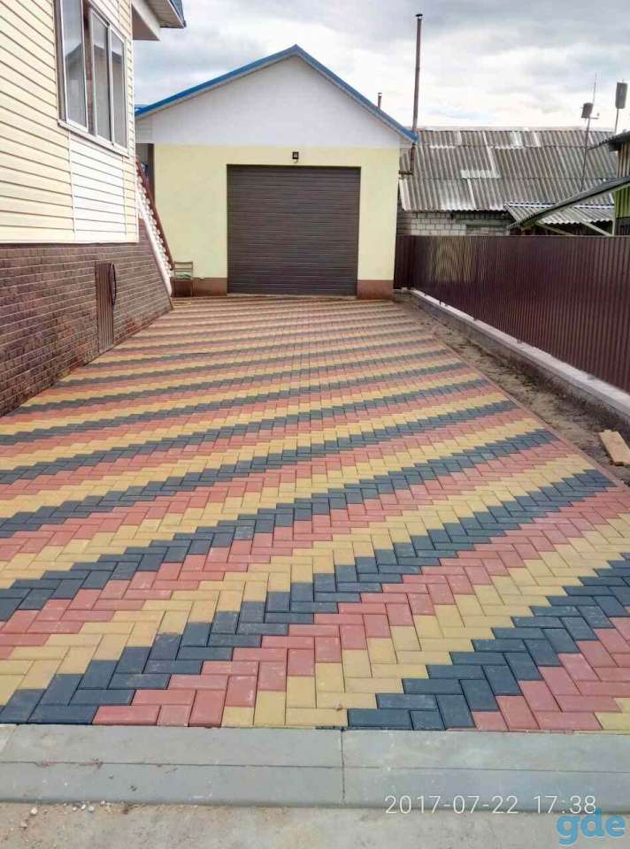 Укладка тротуарной плитки, фотография 4