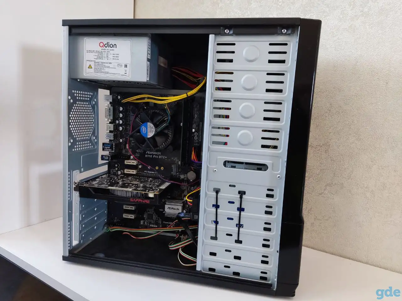 КОМПЬЮТЕР /ИГРЫ/INTEL PENTIUM G4600/ASROCK H110 PRO BTC+/DDR3-8GB/SSD 120/RADEON RX 550 2 ГБ, фотография 5