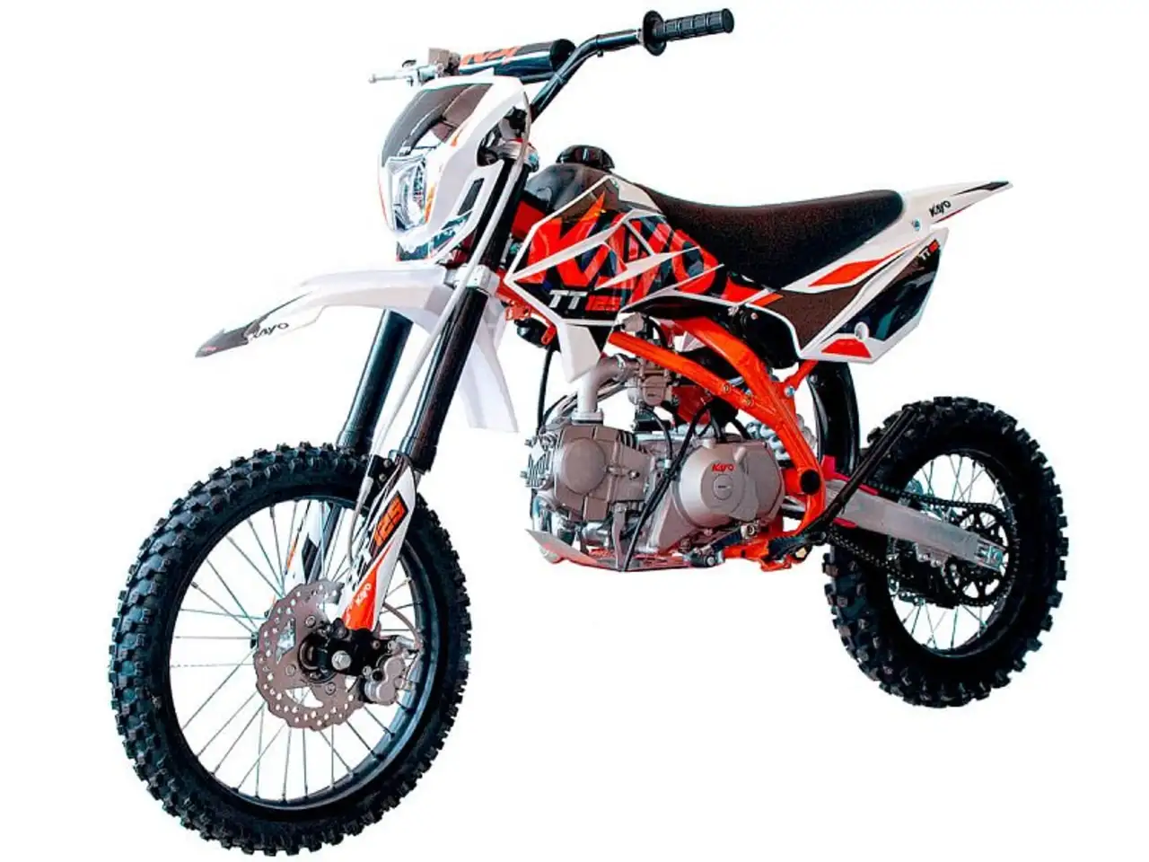 Питбайк kayo basic k125ea 17/14 krz (п/автомат, эл. стартер 2024 г.), фотография 4